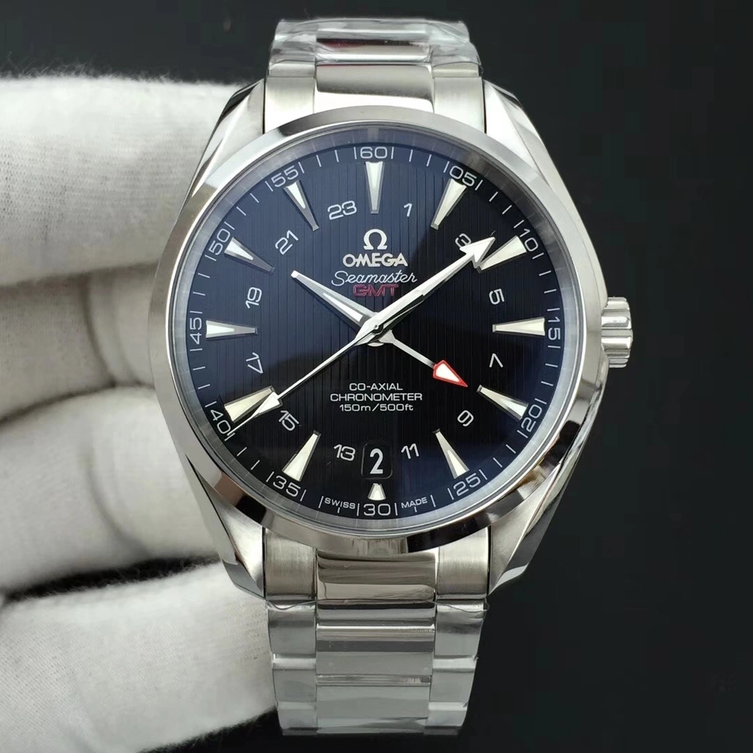 CBD Factory Omega Seamaster Aqua Terra 150M GMT 43mm Blue Dial (231.10.43.22.03.001) 1:1 Super Clone – DD8605 Movement HighPerformance 270